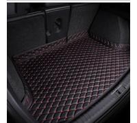 CJYCJY Cuir Tapis Coffre Voiture pour Renault Koleos II HC 2017-2022, Tapis De Coffre De Voiture Protection Imperméable Antidérapant Cargaison Doublure,Black-Red