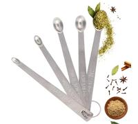 CJZZ 5 PCS Mesure Cuillère Ensemble,cuillere doseuse gramme,Cuisson Cuillère Outil Liquide Sec Cuillère Ensemble de Cuillères à Mesurer la Cuisine à Domicile Accessoires