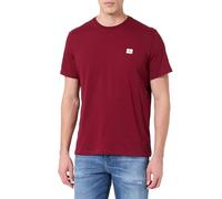 CK JEANS SS Badge 30s Jersey Classic Tee Lv04rc272g T-Shirts, Red (Renaissance Red), L Hommes