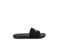 Calvin Klein Claquettes Femme Slide Monogram avec Logo, Noir (Black), 37