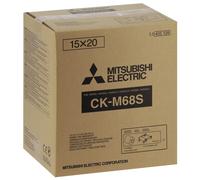 Consommable thermique MITSUBISHI CK-M68S pour CP-M1E - 375 tirages 15x20cm