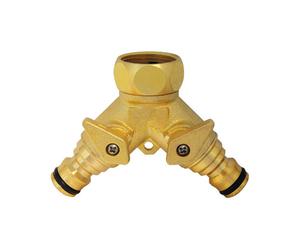 CK Tools G7918 Systèmes D'Arrosage Connecteur De Robinet 2 Voies 3/4"