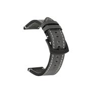 CKAKZTPTEV Bracelet de montre unisexe en cuir vintage à changement rapide(Gray,18mm)
