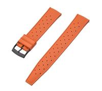 CKAKZTPTEV Correa De Reloj De Silicona Correa De Reloj De Caucho Suave Universal(Orange 2,18mm)