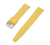CKAKZTPTEV Correa De Reloj De Silicona Correa De Reloj De Caucho Suave Universal(Yellow 1,24mm)