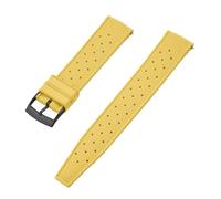 CKAKZTPTEV Correa De Reloj De Silicona Correa De Reloj De Caucho Suave Universal(Yellow 2,18mm)