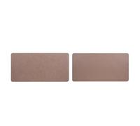CKAKZTPTEV Grand Tapis de Souris en Cuir for Bureau et Gaming(Light Brown,100cm*50cm)