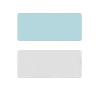 CKAKZTPTEV Grand Tapis Standard Simple for Bureau de Jeu, Accessoires informatiques(Light Blue+Silver,100 * 50cm)