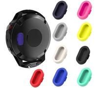 CKANDAY 10 pièces protecteurs de port de chargeur colorés compatibles avec Vivoactive 3 Fenix 5 5S 5X Plus, bouchons anti-poussière de remplacement compatibles avec Forerunner 935 approche S60 Quatix5