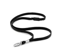 CKB Ltd 10x Premium Noir Cordon Lanyard courroie de cou Strap lanière Swivel Metal Clip For Carte ID Support De Badge Card Holder 84cm
