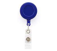 CKB Ltd 20x Bleu Cordon Rétractable Carte ID Support De Badge Reels with Belt Clip Ring Pull Ski Yoyo Pass Holder Recoil