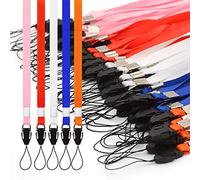 CKB Ltd 50 x Assortiment De Couleur Paquet Cordon Lanyard courroie de cou Strap lanière Carte ID Support De Badge Card Badge/Mobile Phone Holder