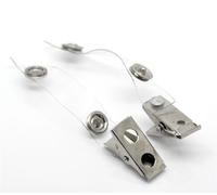 CKB Ltd 500 x Crocodile Clips Metal/Plastique for Carte ID Support De Badge Holder Strap lanière 85 x 13mm