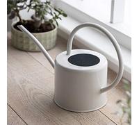 CKB LTD® Arrosoir d’intérieur en acier galvanisé de 1,9 L pour plantes d’intérieur, design contemporain en métal avec bec étroit et poignée haute (craie)