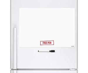 CKB LTD Blank A3 Magnetic Tableau Frigo Mémo Magnétique Conseil Réfrigérateur Magnétique avec Un marqueur Conseil - Mémo Drywipe Tableau Blanc Cuisine Notice Board Grande A3