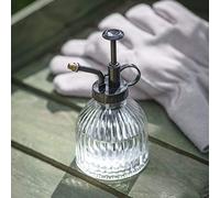 CKB Ltd Brumisateur d'eau en verre 350 ml - Flacon pulvérisateur d'intérieur classique avec pompe supérieure en plastique transparent pour plantes aériennes, orchidées et plus encore