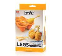 CKB LTD® Fried Chicken Legs Cuisse de Poulet Silicone Baking Cake Pop Moule à sucettes Pop Cake en Silicone + 6 bâtonnets - Moules à 6 popcakes Amusement
