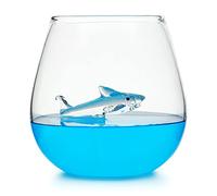 CKB LTD Grand gobelet en verre de 500 ml, idéal pour l'eau, le whisky, les jus d'orange, un seul verre fantaisie unique