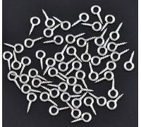 CKB Ltd Lot de 1 000 mini Œillets à vis 8 mm, tiges à œillets filetées, vente en gros
