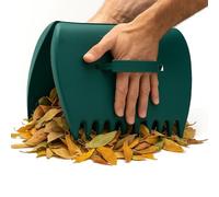 CKB LTD Lot de 2 ramasse-feuilles - Grand râteau à main en plastique léger pour feuilles, herbe, déchets de jardin, déchets de jardin - Robuste et facile à utiliser - Outil de nettoyage