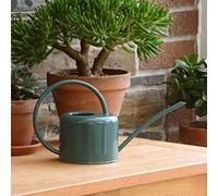 CKB LTD Petit arrosoir d'intérieur de 1,1L en Acier galvanisé avec revêtement en Poudre de Couleur Craie, pour Plantes d'intérieur Design Contemporain en métal avec Bec étroit et poignée Haute (Vert)