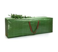 CKB Ltd Sac De Rangement pour Sapin de Noël Sac de Transport pour Arbre De Artificiel Noël Jusqu'à 274cm de Hauteur avec Fermeture Éclair Idéal pour Le Rangement À Dechets Poubelle de Jardin