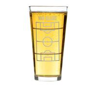 CKB LTD VAR Verre à bière et jeu à boire - Thème football - Ensemble cadeau fantaisie - 570 ml