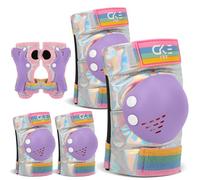 CKE Genouillères Enfants de 3 à 8 Ans Protection Roller Enfant Protection Velo genouillères et coudières Ensemble de pour Le Skateboard, Le Cyclisme