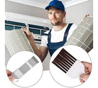 Cke Lot de 2 peignes à lamelles pour sèche-linge à pompe à chaleur, climatisateur, condensateur, peigne à condensateur, lamelles, pour le nettoyage du sèche-linge, brosse de nettoyage