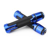 CKFDJRNAE 7/8" 22mm Poignées Moto pour H&Onda Goldwing 1500 1800 GL1500 GL1800 7/8 "22 MM Moto CNC Accessoires en Aluminium Poignées De Guidon Extérieur(M6-Blue)