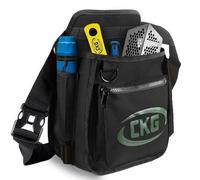 CKG Sac de détection de métaux pour détecteurs de métaux, Sac à Outils pour Pinpointer, Pochette de détection de métaux Portable Multifonction pour Accessoires de détecteur de métaux, Noir