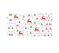 Ckgodgf Bannières et drapeaux de vacances en polyester imprimé de Noël, plusieurs tailles.