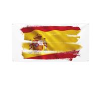 Ckgodgf Bannières et drapeaux de vacances en polyester imprimé drapeau de l'Espagne, plusieurs tailles.