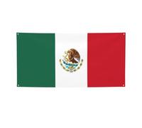 Ckgodgf Bannières et drapeaux de vacances en polyester imprimé drapeau du Mexique, plusieurs tailles.