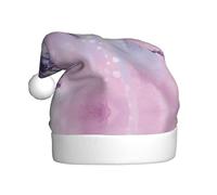 CKGODGF Wisteria Flowers with Dreamy Colors Print Fashion and Unique Christmas Hat Retro Santa Hat Classic Plush New Year Party Hat