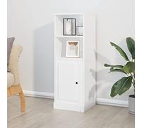 CKioict Armoire multi-usage autoportant - Armoire de rangement haut - Blanc brillant - 36 x 35,5 x 103,5 cm - Matériau dérivé du bois pour chambre à coucher, salon et bureau