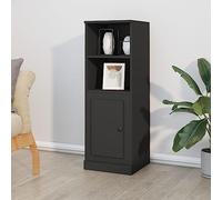 CKioict Armoire multi-usages en matériau dérivé du bois pour salon et chambre à coucher - Noir - 36 x 35,5 x 103,5 cm