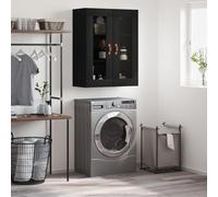 CKioict Armoire murale multifonction pour salon, console - Noir - 69,5 x 34 x 90 cm - Pour entrée, couloir, salon