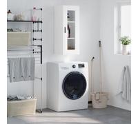 CKioict Armoire murale polyvalente pour salon, console - Blanc - 34,5 x 34 x 90 cm - Pour entrée, couloir, salon