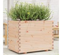 CKioict Jardinière pour plantes d'extérieur - En pin massif - 90 x 60 x 72,5 cm