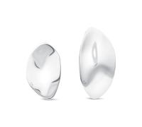 CKJ Femmes Stud Earrings, Silver, One Size