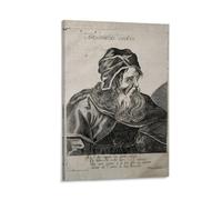 ckklik Archimède - Impression murale vintage - Affiche historique - Décoration scientifique - Œuvre d'art éducative classique - Cadeau pour les amateurs de mathématiques - Décoration murale