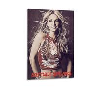 ckklik Britney Spears Poster - Impression vintage culture pop icône de la musique - Décoration murale rétro esthétique - Décoration d'intérieur - Œuvre d'art pour salon, chambre à coucher, bureau