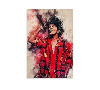 ckklik Bruno Singing Poster mural coloré pour décoration d'intérieur artistique Pop Culture Cadeau unique pour les amateurs de musique Style rétro Décoration murale Cadeau 30,5 x 45,7 cm Sans cadre