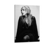 ckklik Impression d'art portrait noir et blanc - Décoration murale vintage élégante - Décoration d'intérieur - Idée cadeau unique pour les amateurs de musique - Cadeau moderne et minimaliste - 50,8 x