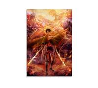 ckklik Poster d'anime Levi Ackerman - Impression d'art mural Attaque des Titans - Décoration d'intérieur - Idée cadeau unique pour les amateurs d'anime - 30,5 x 45,7 cm - Sans cadre