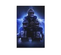 ckklik Poster de cowboys de Dallas - Impression murale - Joueur de la NFL - Décoration de la maison - Cadeau pour les fans - Œuvre d'art unique - Cadeau pour le salon ou le bureau - 30,5 x 45,7 cm