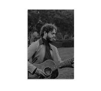 ckklik Poster de guitariste noir et blanc - Impression artistique de musique de style vintage - Photographie rétro - Cadeau pour les amateurs de musique - Décoration d'intérieur unique pour salon