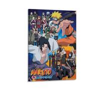 ckklik Poster Naruto Shippuden - Décoration murale pour les fans d'animation japonaise - Cadeau pour les amateurs d'Otaku et d'anime - 50,8 x 76,2 cm - Cadre