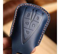 CKLS Coquille de clé en cuir Étui à clés de voiture Couverture de clé à distance intelligente, pour Changan CS35PLUS CS55PLUS CS75PLUS 2019 keyProtective Case Accessoires Porte-clés